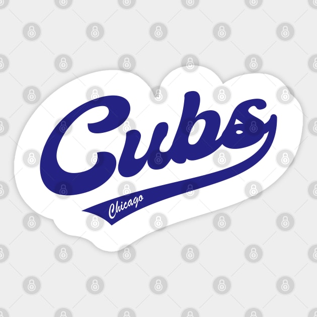 Chicago Cubs Sticker by Cemploex_Art